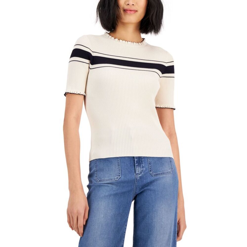 Marella Slim Fit Ribbed Knit Sweater